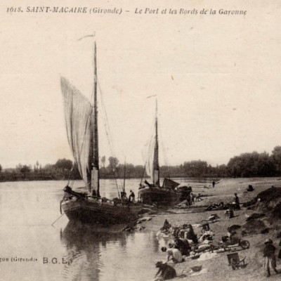 Saint Macaire Le Port et les bords de Garonne