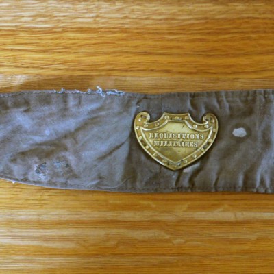 Brassard r  qqquisitions militaires
