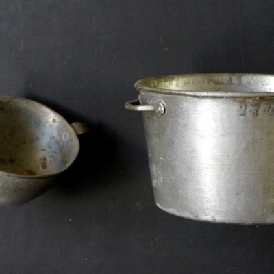 gamelle et timbale du poilu