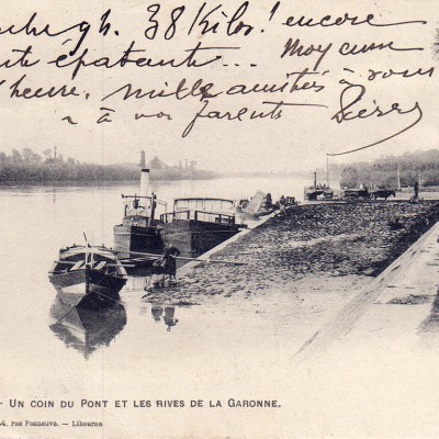 la reole bateau a vapeur port