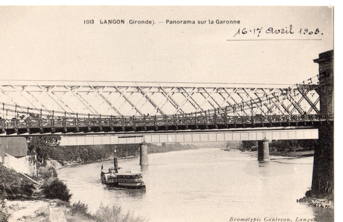 langon panorama sur le garonne