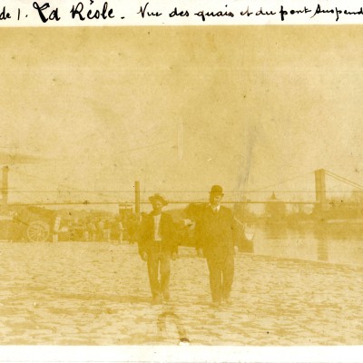 le port de la reole photo  1890