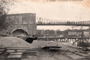 langon les travaux du nouveau pont