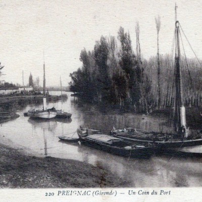 preignac un coin du port