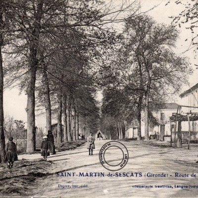 St martin de Sescas route de st macaire site
