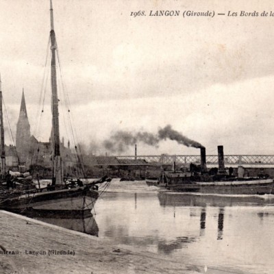 08 Langon Les bords de Garonne