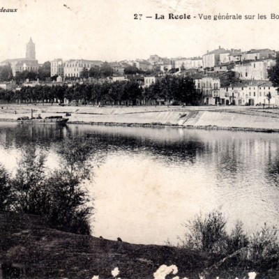 La Reole Vue generale sur les bords de Garonne