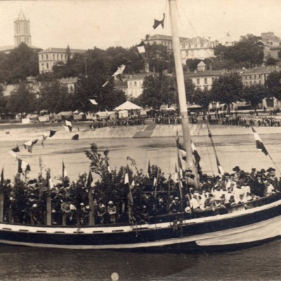 La reole ascension en bateau