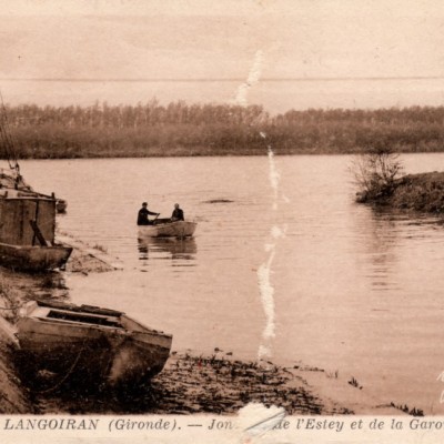 Langoiran Jonction de l Estey et de la Garonne
