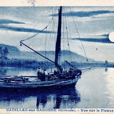 cadillac sur la garonne vue sur le fleuve
