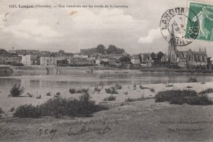 1003 langon vue g  n  rale sur les bords de la garonne