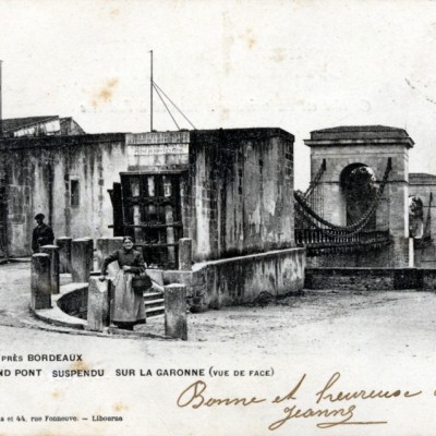 150 langon entr  e du pont suspendu