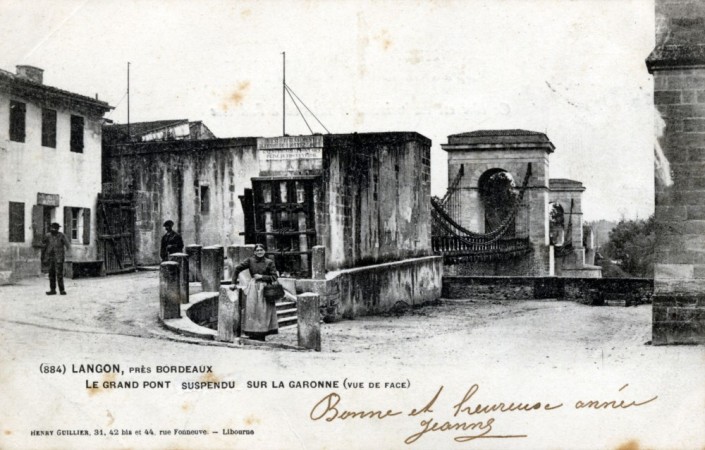 150 langon entr  e du pont suspendu