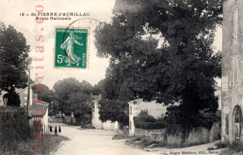 CPA St Pierre La route nationale