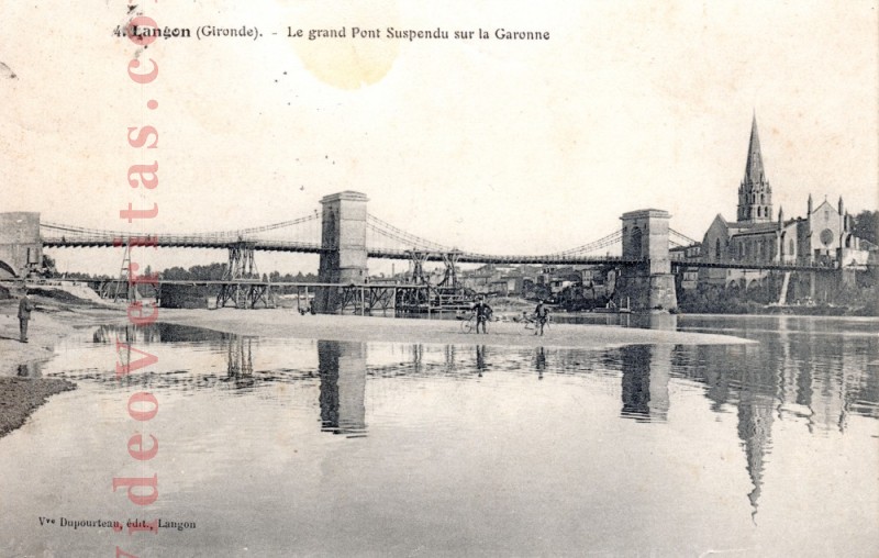 langon le grand pont suspendu
