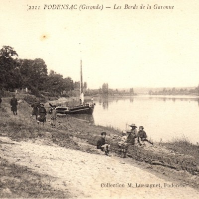 podensac  gironde  les bords de la garonne 2211 