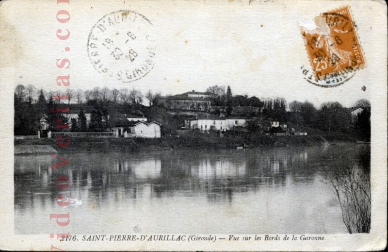 17 4 2175 saint pierre d aurillac  gironde  vue sur les bords de la garonne
