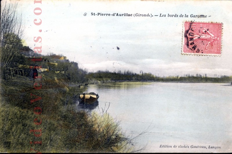 1 2 st pierre d aurillac  gironde  les bords de la garonne
