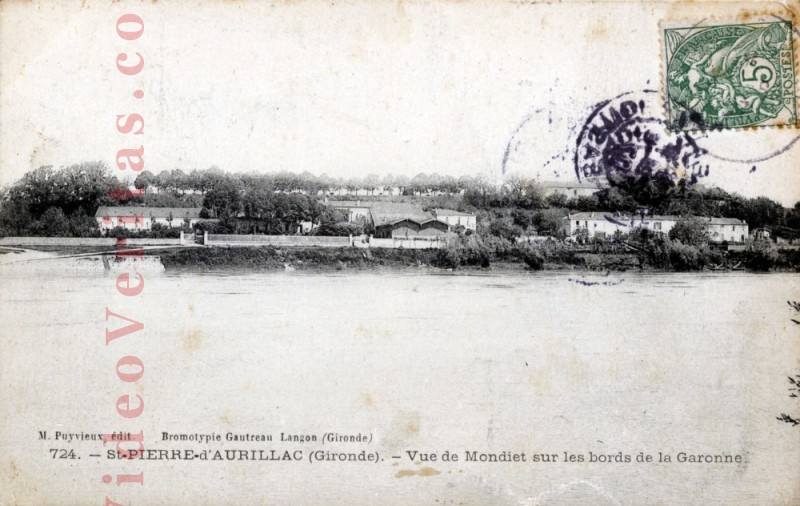 22 1  724 st pierre d aurillac  gironde  vue de mondiet sur les bords de la garonne