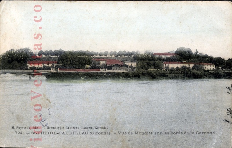 22 2  724 st pierre d aurillac  gironde  vue de mondiet sur les bords de la garonne