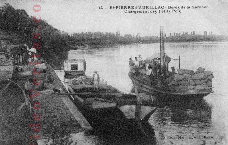 5 st pierre d aurillac bords de garonne chargement des petits pois