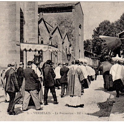verdelais la procession