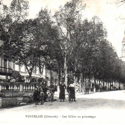 verdelais les allees au printemps