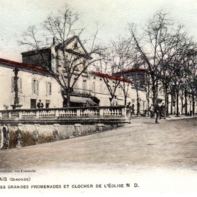 verdelais les grandes promenadest clocher de l eglise
