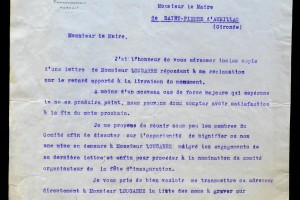 1923 24 fevrier lettre de a nibaud