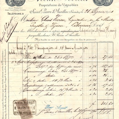 facture alban nibaud 