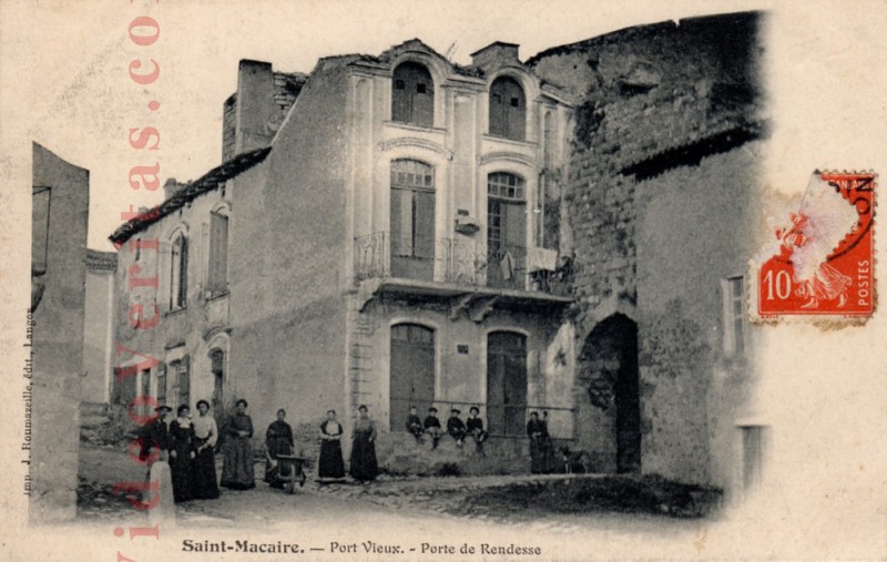 04 CPA Saint Macaire Port vieux et Porte Rendesse