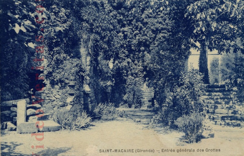 Saint Macaire Entree generale des grottes