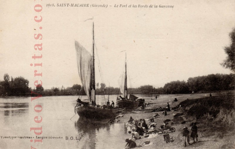 Saint Macaire Le Port et les bords de Garonne
