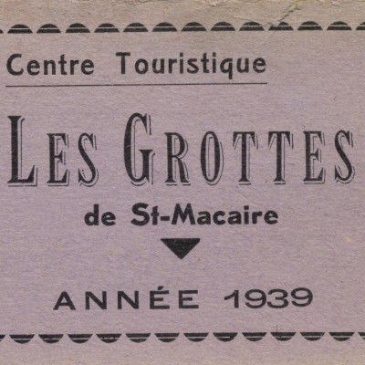 Saint Macaire Les Grottes Billet d entree