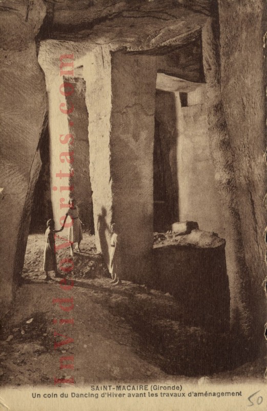 Saint Macaire Les Grottes Un coin du Dancig d Hiver avant les travaux