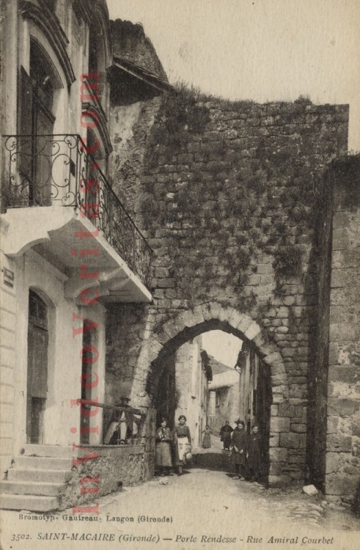 Saint Macaire Porte Rendesse Rue Amiral Courbet 02