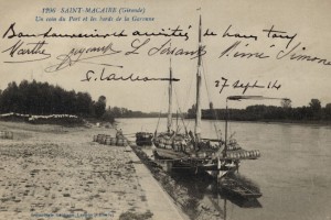 Saint Macaire Un coin du Port et les bords de la Garonne