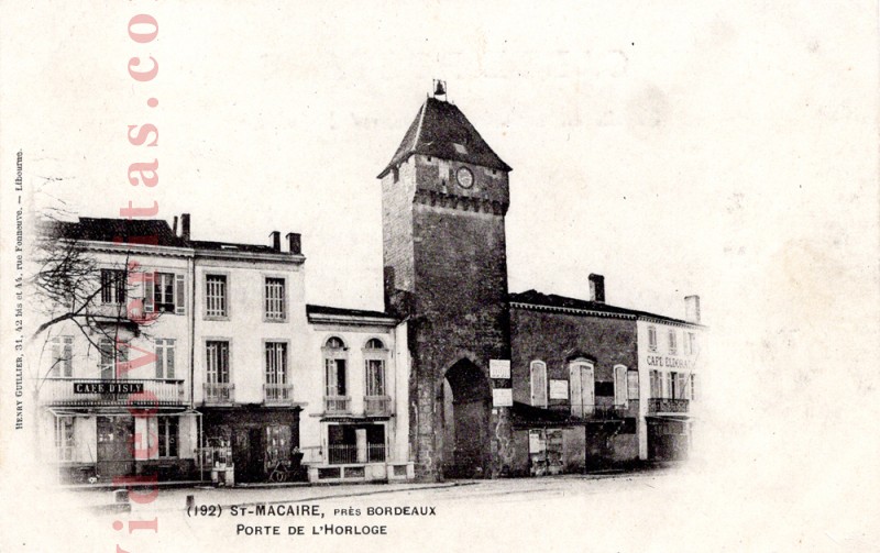 CPA St Macaire Porte de l Horloge 2