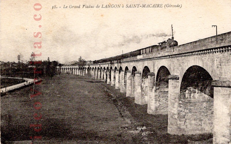 CPA St Macaire Viaduc SNCF 2