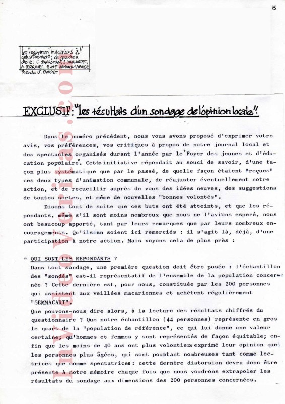 tn SEMMACARI n  8 p 13  sans photo 