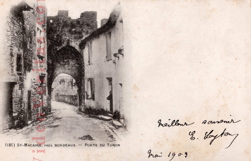 Saint Macaire  porte du turon