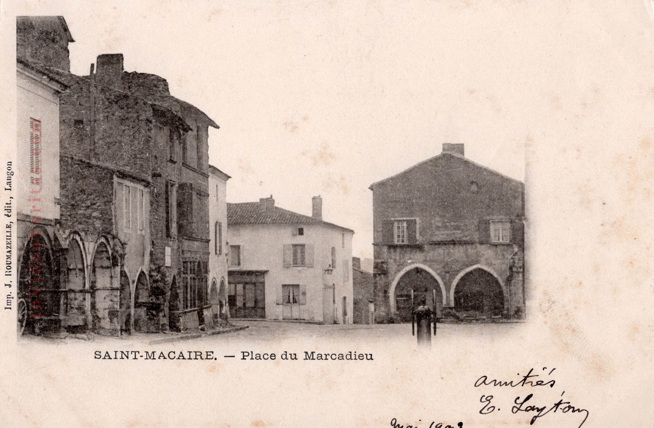 Saint Macaire place mercadiou1