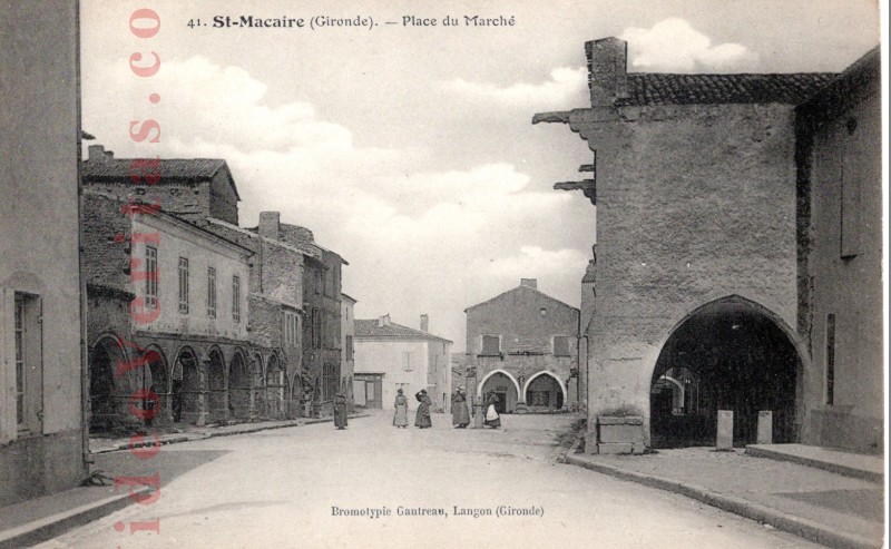 saint macaire place du marche   