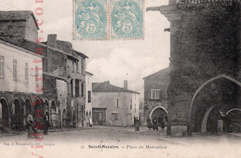 saint macaire place du mercadieu