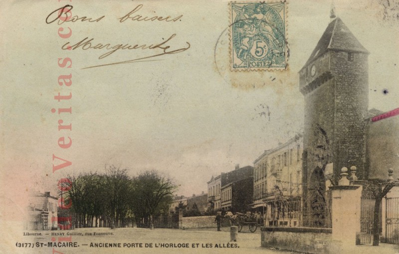 Saint Macaire Ancienne Porte de l Horloge et les Allees