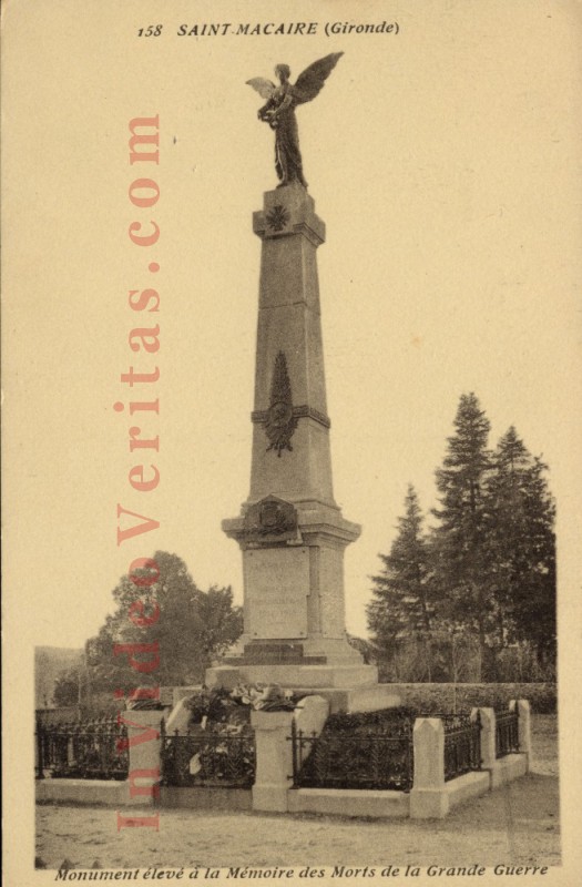 Saint Macaire Le Monument aux Morts