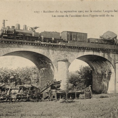 Saint Macaire Viaduc Accident du 24 Septembre 1905