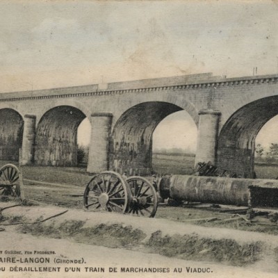 Saint Macaire Viaduc Reste du deraillement